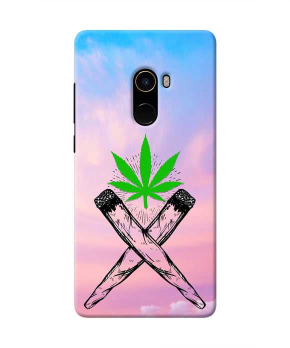 Weed Dreamy Mi Mix 2 Real 4D Back Cover