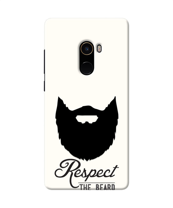 Respect the Beard Mi Mix 2 Real 4D Back Cover