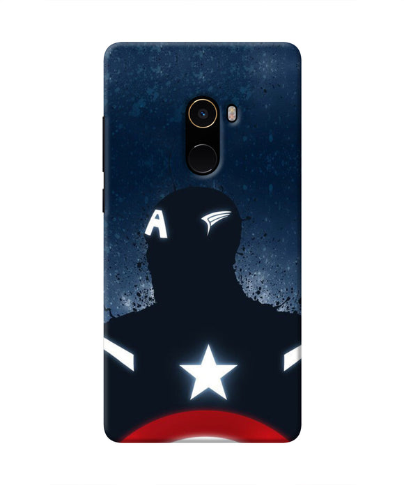 Captain america Shield Mi Mix 2 Real 4D Back Cover