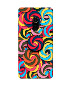 Spiral Pattern Mi Mix 2 Pop Case