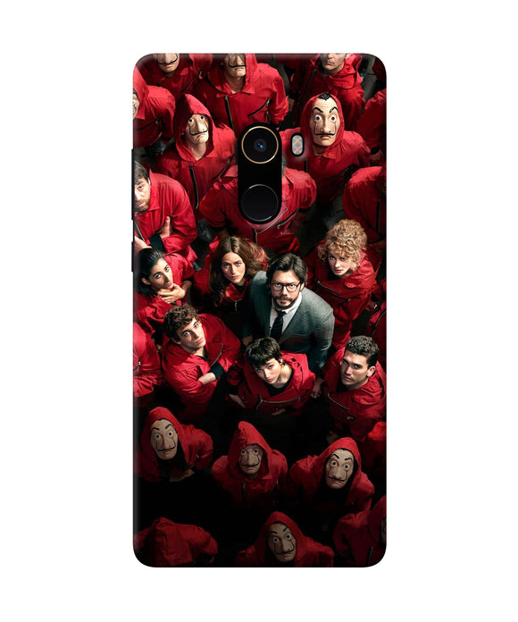 Money Heist Professor with Hostages Mi Mix 2 Back Cover