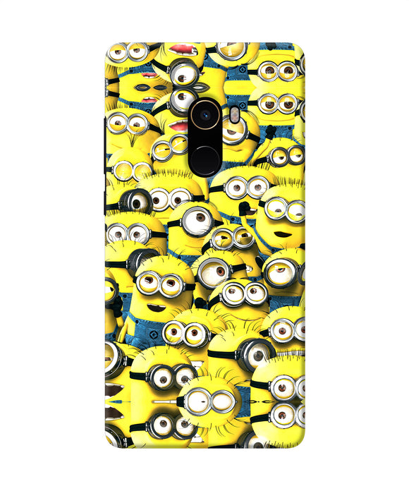 Minions Mini Crowd Mi Mix 2 Back Cover