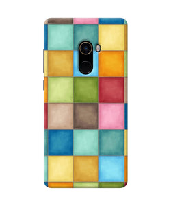 Abstract Colorful Squares Mi Mix 2 Back Cover