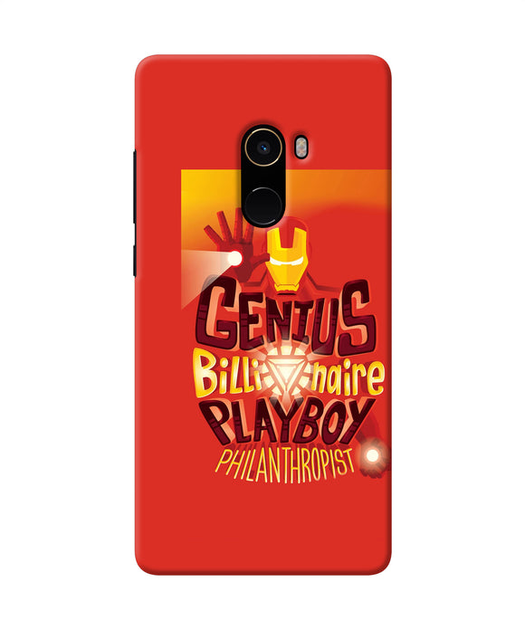 Ironman Quote Mi Mix 2 Back Cover