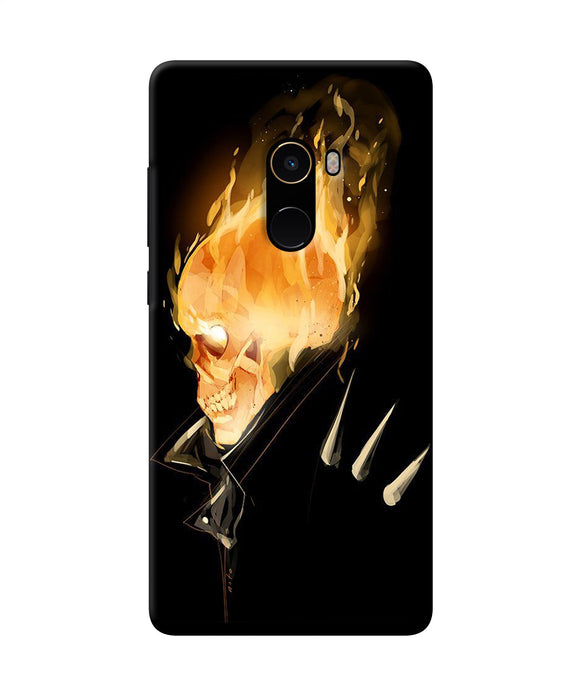 Burning Ghost Rider Mi Mix 2 Back Cover