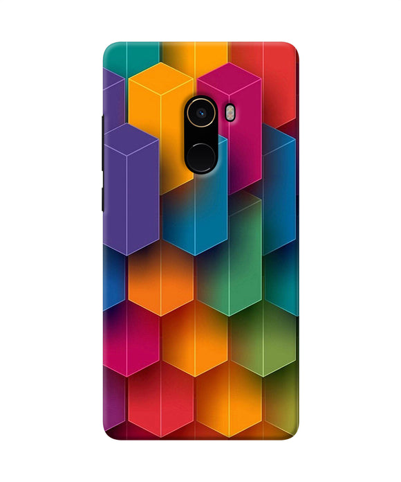 Abstract Rectangle Print Mi Mix 2 Back Cover