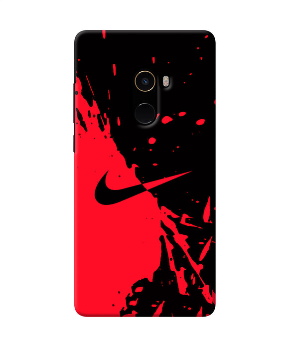 Nike Red Black Poster Mi Mix 2 Back Cover