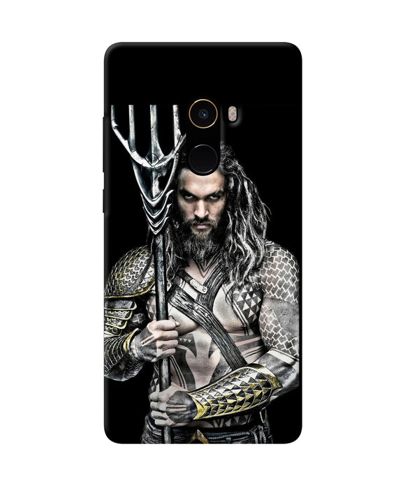 Aquaman Trident Black Mi Mix 2 Back Cover