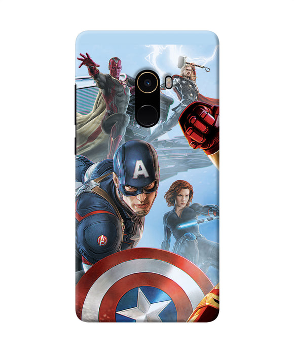 Avengers On The Sky Mi Mix 2 Back Cover