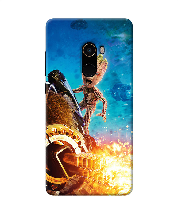 Groot Angry Mi Mix 2 Back Cover
