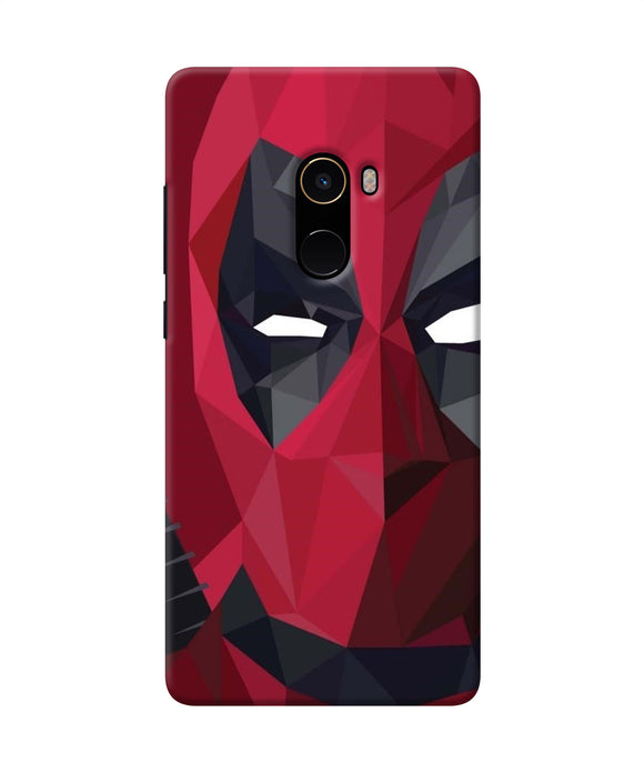 Abstract Deadpool Half Mask Mi Mix 2 Back Cover