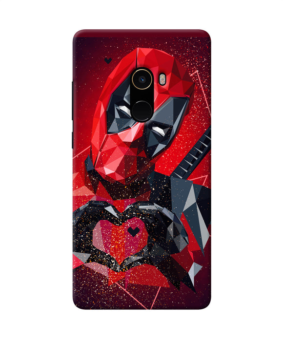 Deadpool Love Mi Mix 2 Back Cover