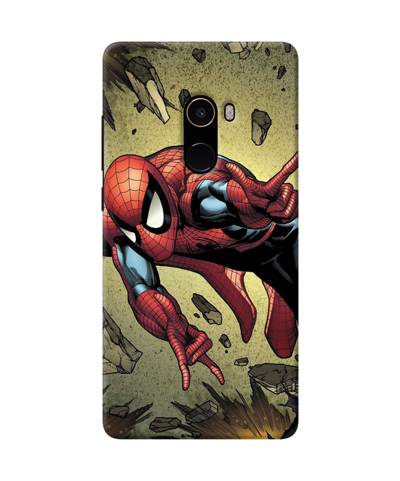 Spiderman On Sky Mi Mix 2 Back Cover