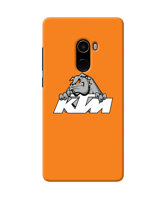 Ktm Dog Logo Mi Mix 2 Back Cover