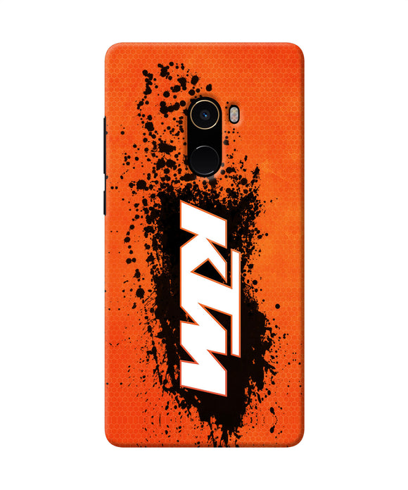 Ktm Black Spray Mi Mix 2 Back Cover