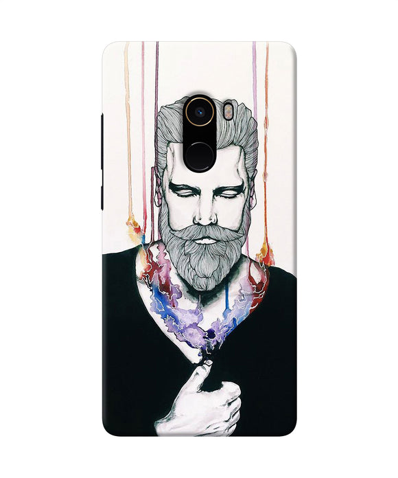 Beard Man Character Mi Mix 2 Back Cover