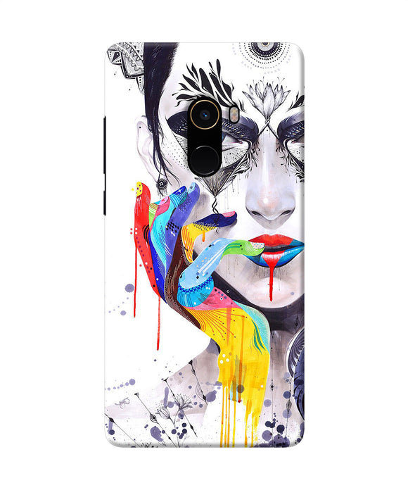 Girl Color Hand Mi Mix 2 Back Cover