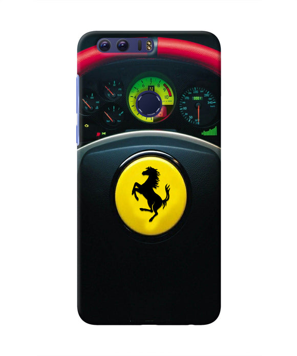 Ferrari Steeriing Wheel Honor 8 Real 4D Back Cover