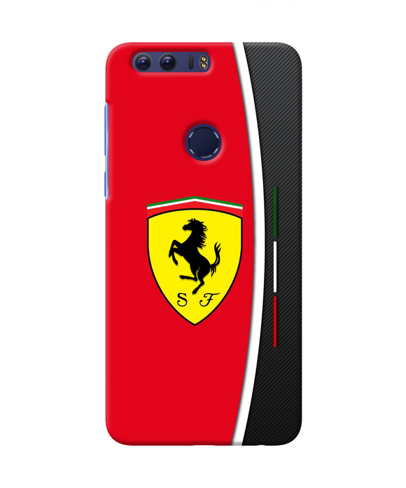 Ferrari Abstract Red Honor 8 Real 4D Back Cover