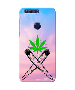 Weed Dreamy Honor 8 Real 4D Back Cover