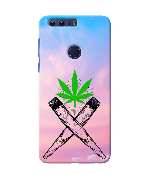 Weed Dreamy Honor 8 Real 4D Back Cover