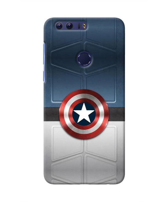 Captain America Suit Honor 8 Real 4D Back Cover