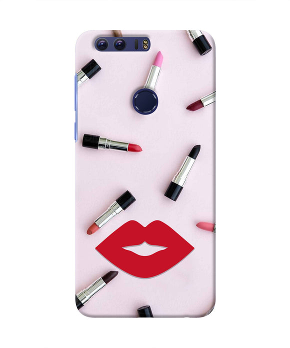 Lips Lipstick Shades Honor 8 Real 4D Back Cover