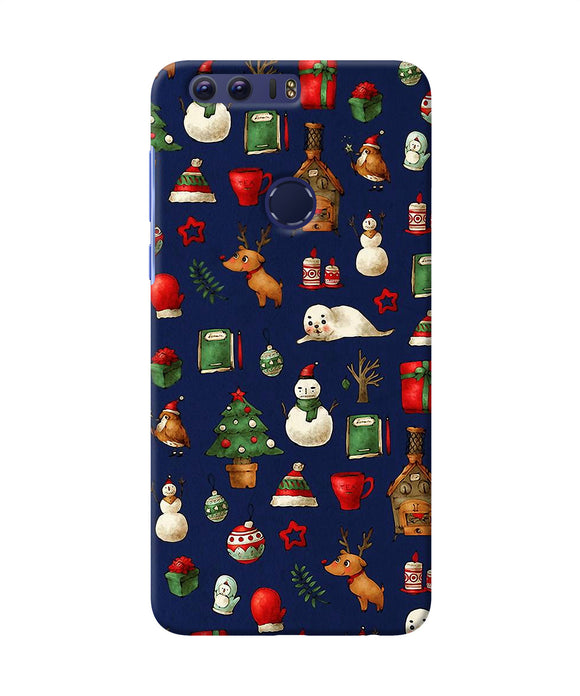 Canvas Christmas Print Honor 8 Back Cover