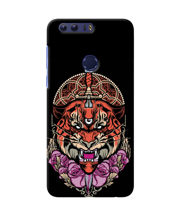 Abstract Tiger Honor 8 Back Cover