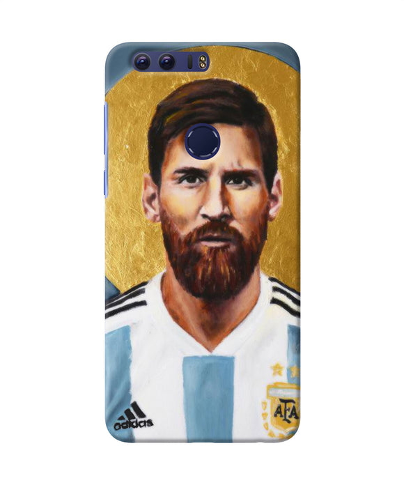 Messi Face Honor 8 Back Cover