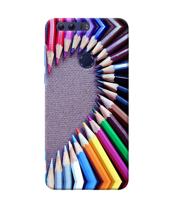 Color Pencil Half Heart Honor 8 Back Cover