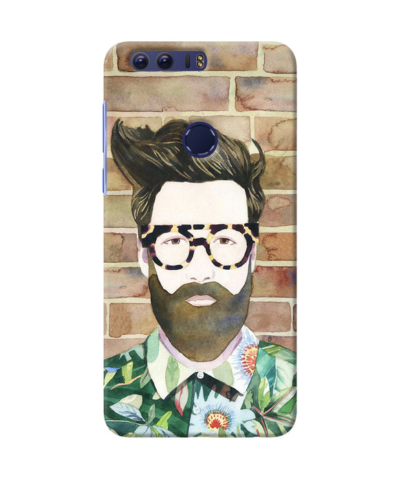 Beard Man With Glass Honor 8 Back Cover