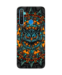 Angry Owl Art Realme 5 / 5i / 5s Back Cover