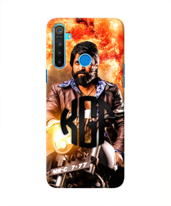 Rocky Bhai on Bike Realme 5/5i/5s Real 4D Back Cover