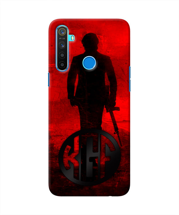 Rocky Bhai K G F Chapter 2 Logo Realme 5/5i/5s Real 4D Back Cover