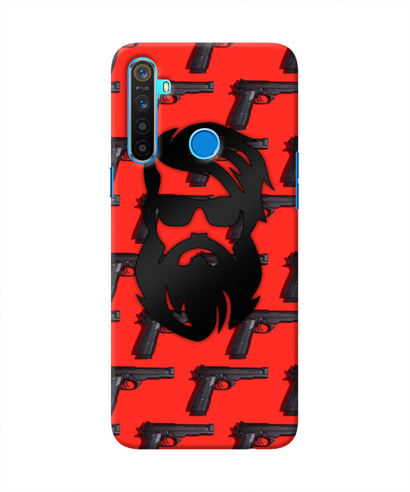 Rocky Bhai Beard Look Realme 5/5i/5s Real 4D Back Cover