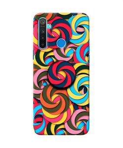 Spiral Pattern Realme 5/5i/5s Pop Case