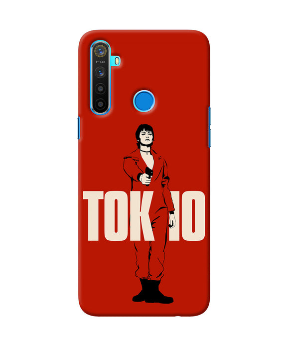 Money Heist Tokyo With Gun Realme 5/5i/5s Back Cover