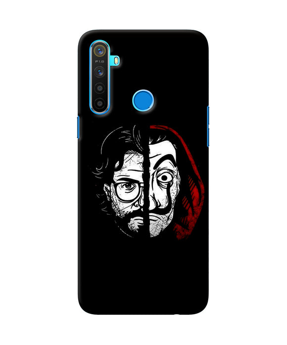 Money Heist Professor Mask Sketch Realme 5/5i/5s Back Cover