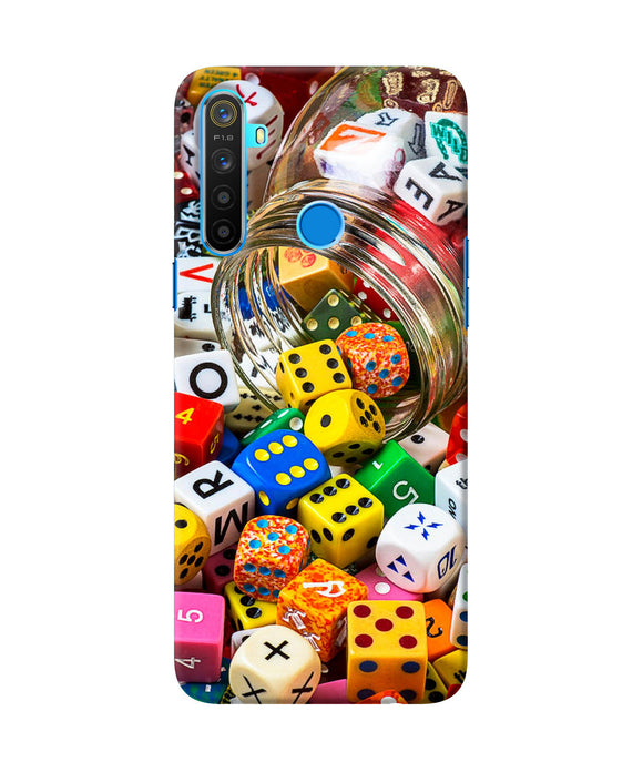 Colorful Dice Realme 5/5i/5s Back Cover