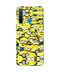 Minions Mini Crowd Realme 5 / 5i / 5s Back Cover