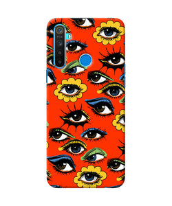 Abstract Eyes Pattern Realme 5 / 5i / 5s Back Cover