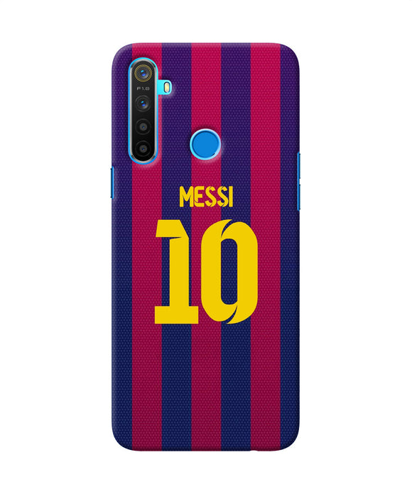 Messi 10 Tshirt Realme 5 / 5i / 5s Back Cover