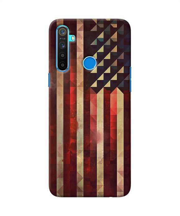 Vintage Us Flag Realme 5 / 5i / 5s Back Cover