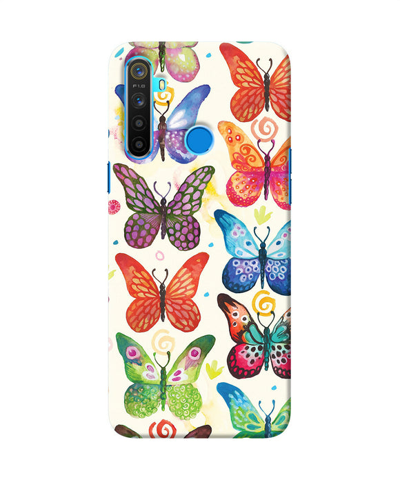 Abstract Butterfly Print Realme 5 / 5i / 5s Back Cover