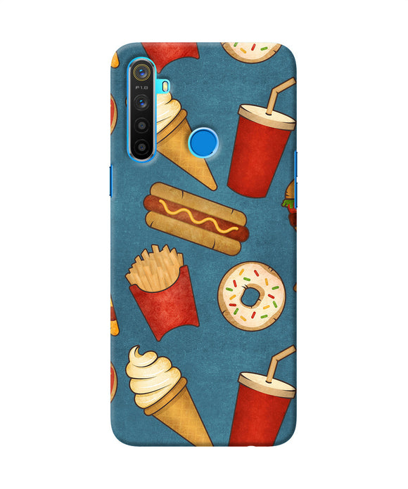 Abstract Food Print Realme 5 / 5i / 5s Back Cover