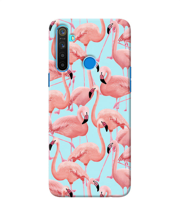 Abstract Sheer Bird Print Realme 5 / 5i / 5s Back Cover