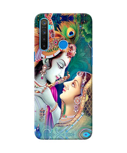 Lord Radha Krishna Paint Realme 5 / 5i / 5s Back Cover