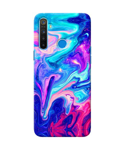 Abstract Colorful Water Realme 5 / 5i / 5s Back Cover