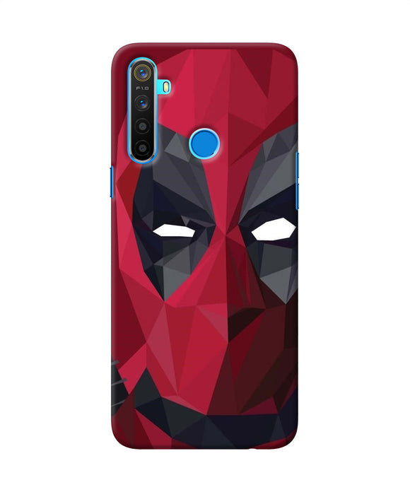 Abstract Deadpool Mask Realme 5 / 5i / 5s Back Cover